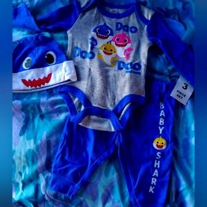 Newborn baby three pieces set